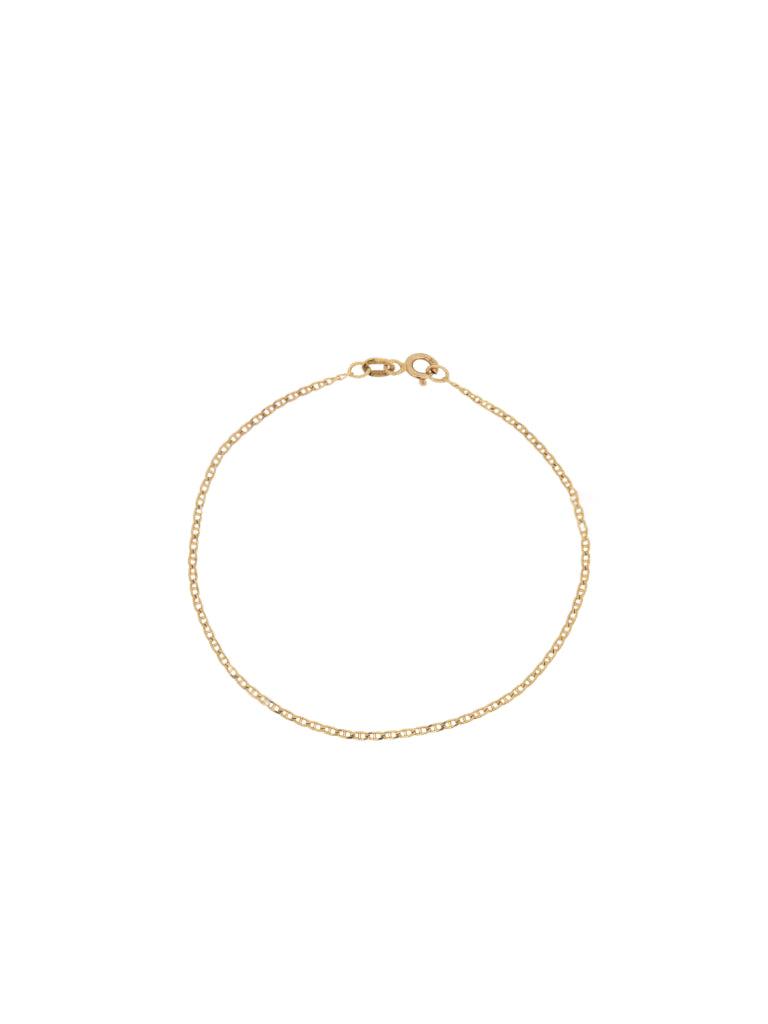 Pulsera Mini Eslabon Oro 14k