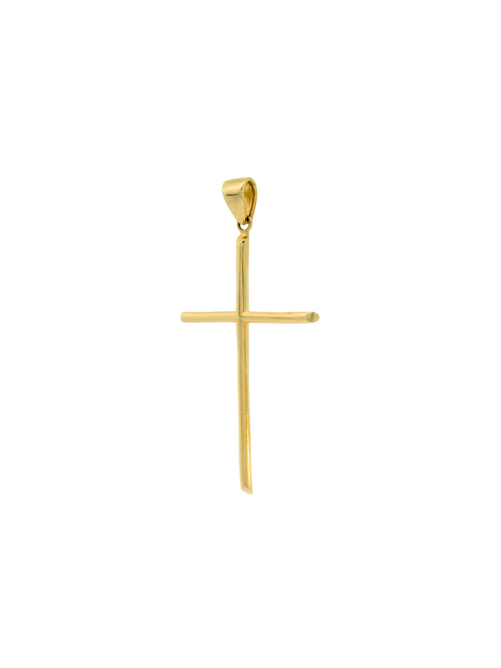 Dije Cruz Delgada 42 mm Oro 14k