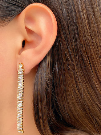 Par Arete Tira Baguettes