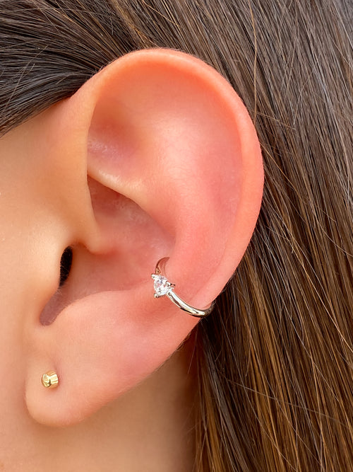 Ear Cuff Con Mini Zirconia