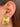 Par Arete Cuadrado Con Espiral