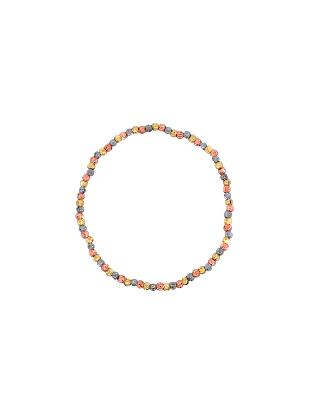 Pulsera Bolitas Combinada Con Textura