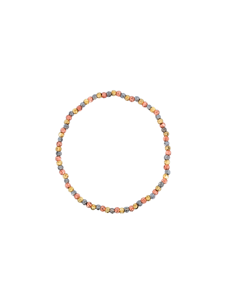 Pulsera Bolitas Combinada Con Textura