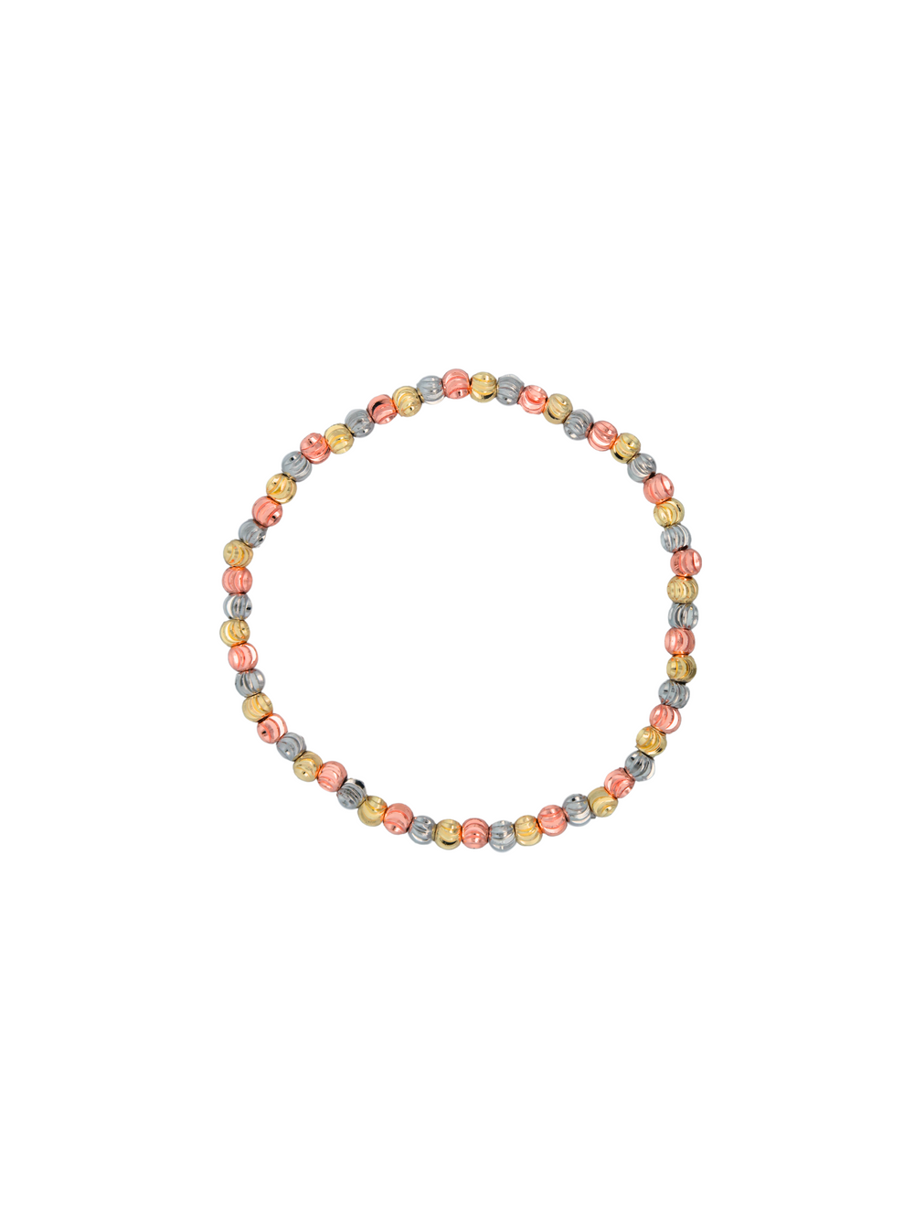 Pulsera Bolitas Combinada Con Textura