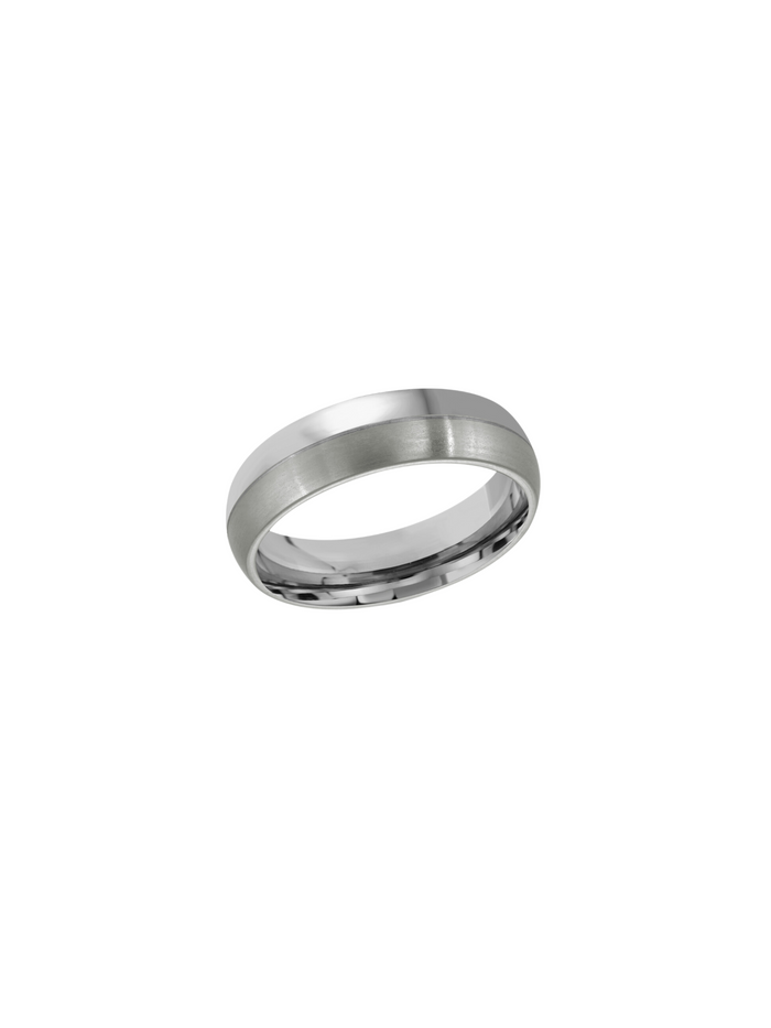 Anillo Plateado 6 mm