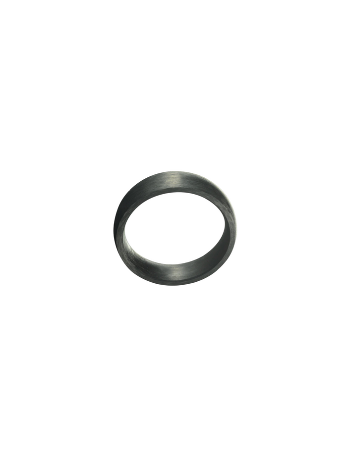 Anillo Liso de Fibra de Carbono 6 mm