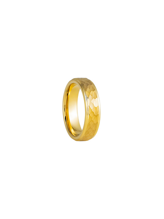 Anillo HoneyComb Dorado 6 mm