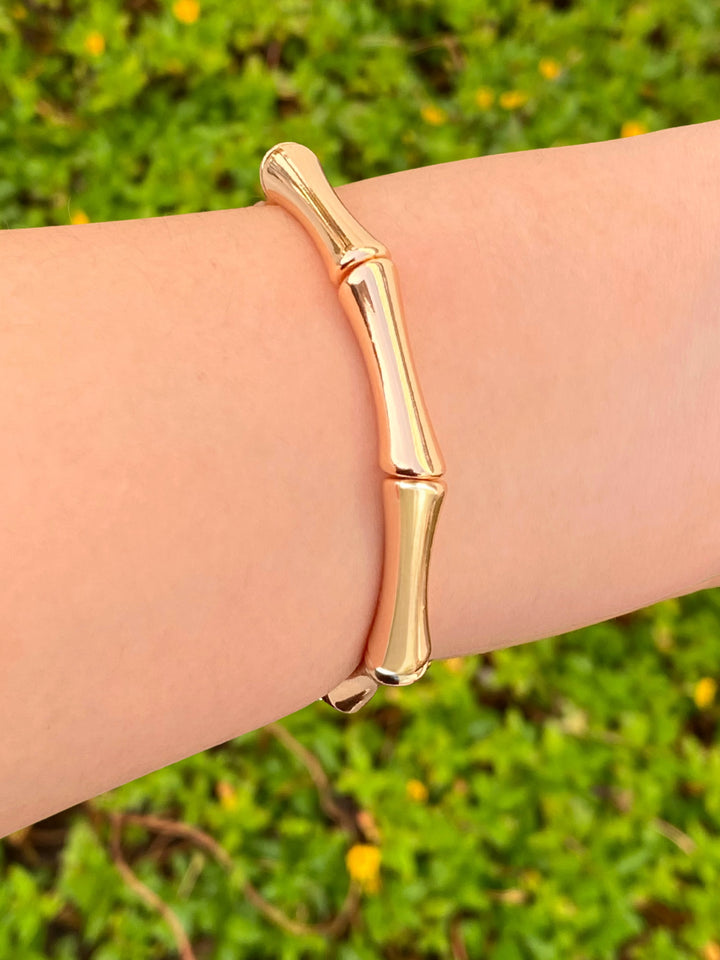 Pulsera Chunky Tipo Bambu