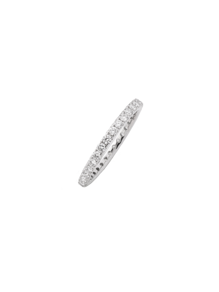 Anillo Churumbela Oro Blanco 14k 0.72 Ct Diamante Lab Grown