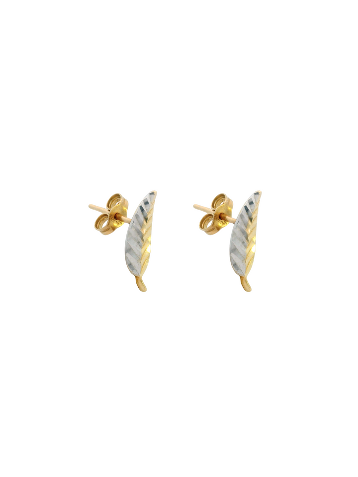Par Arete Pluma Oro 14K