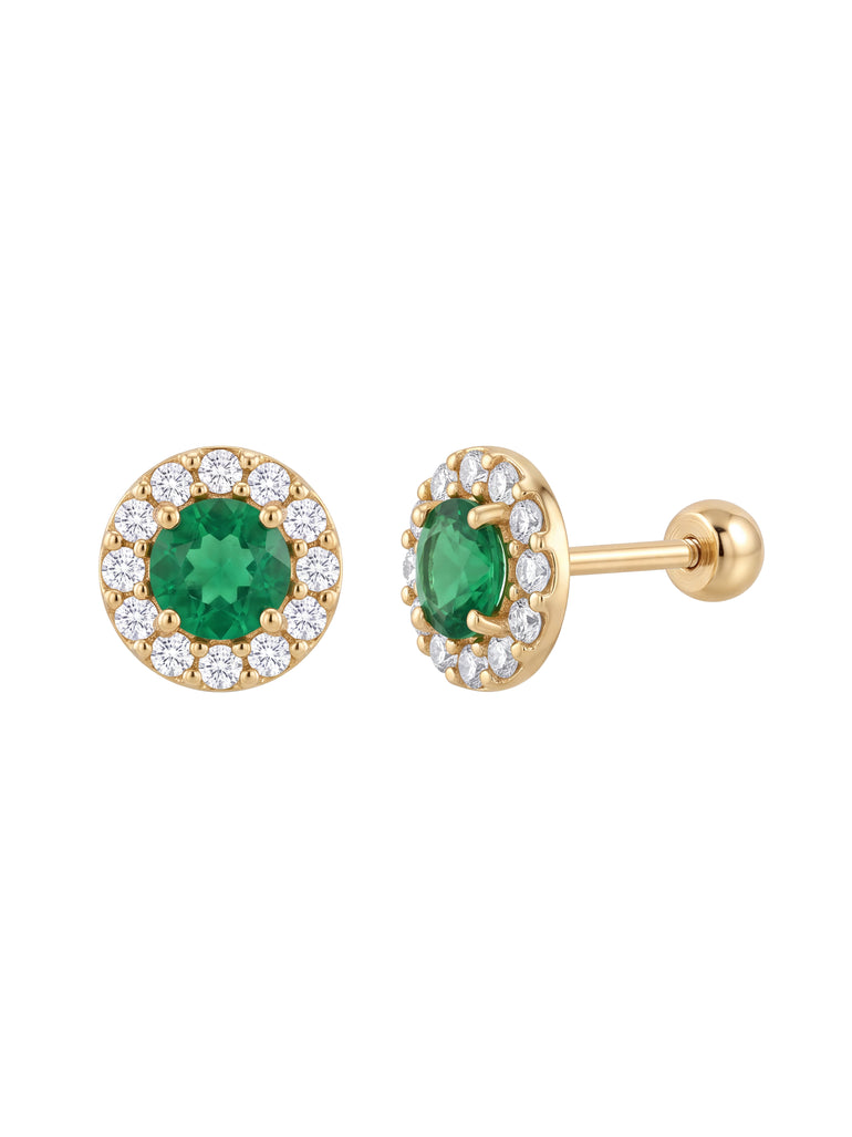 Broquel Zirconia Oro 10k