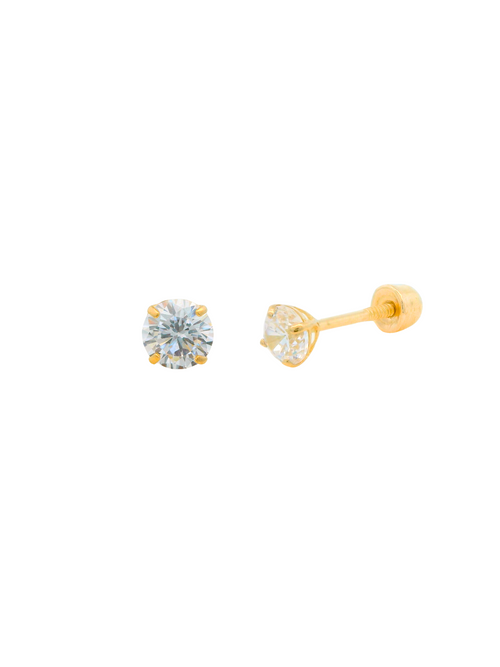 Broquel Zirconia Oro 14k