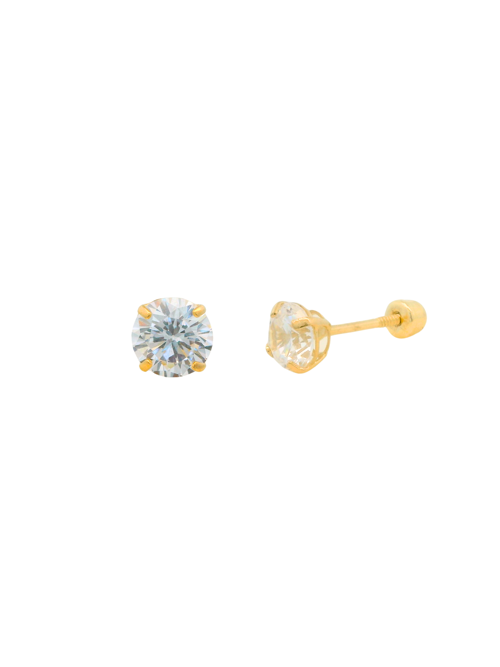 Broquel Zirconia Oro 14k