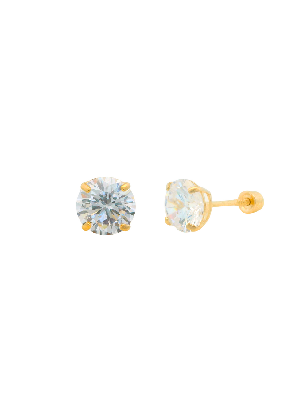 Broquel Zirconia Oro 14k
