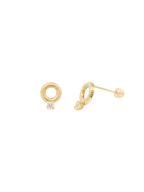 Broquel Oro 14k