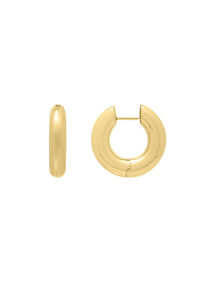 Par Arracada Chunky 22 mm Oro 14k