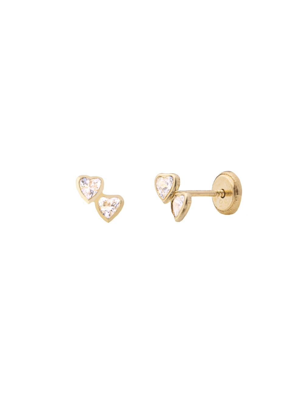 Broquel Zirconias Oro 14k