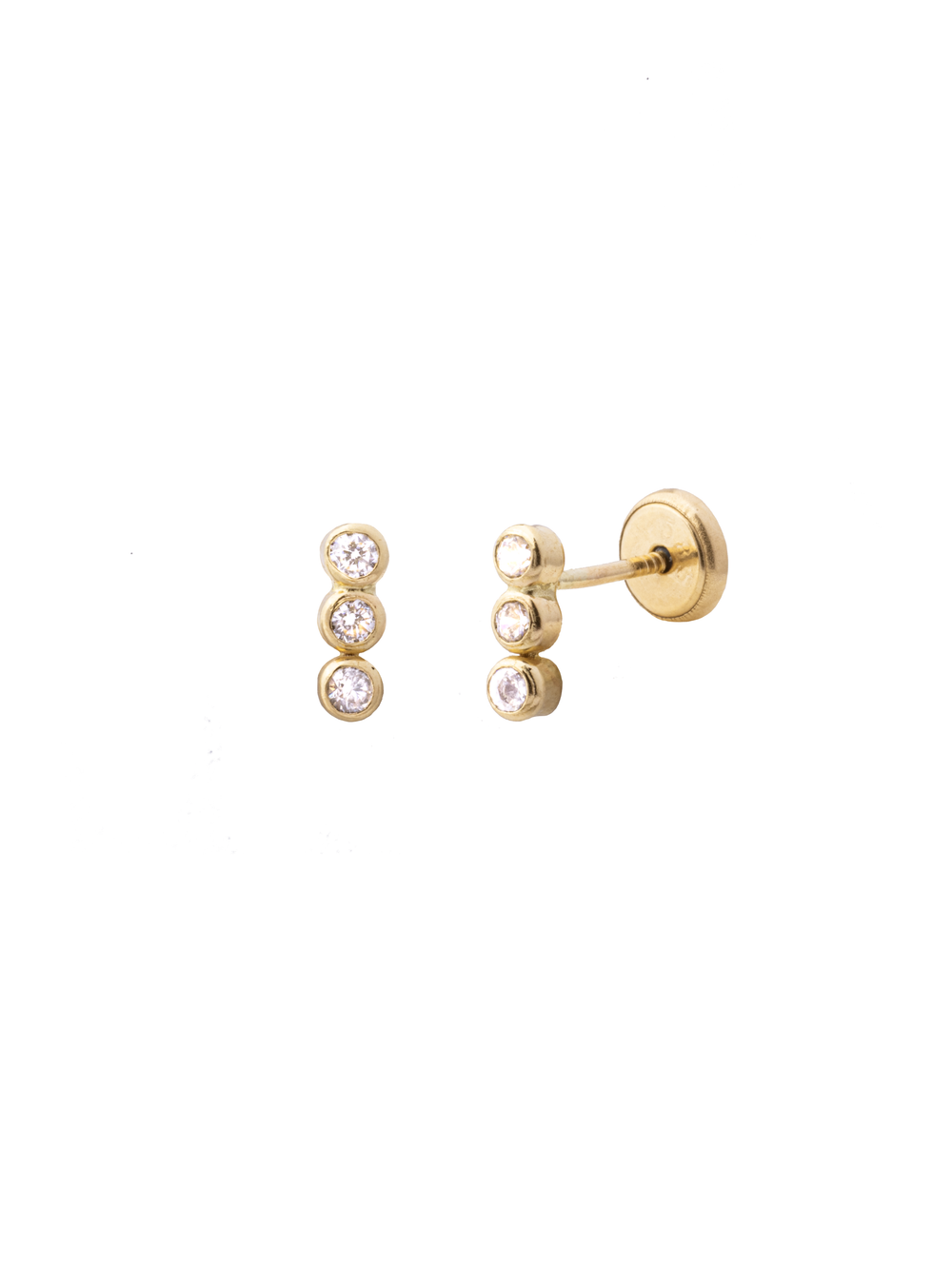 Broquel Zirconias Oro 14k