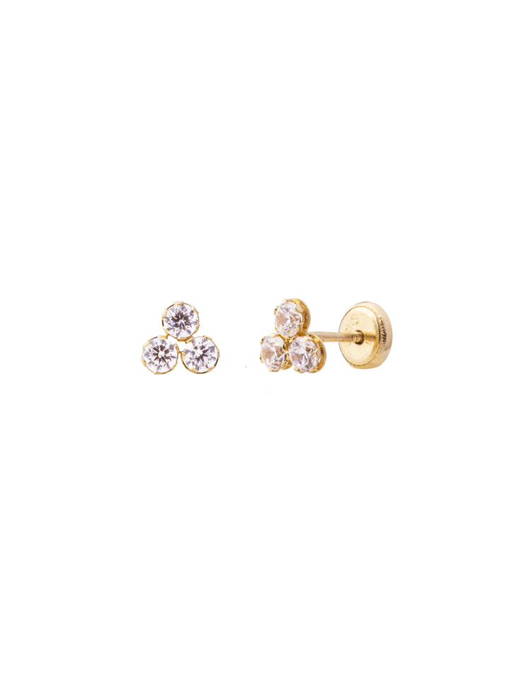 Broquel Zirconias Oro 14k