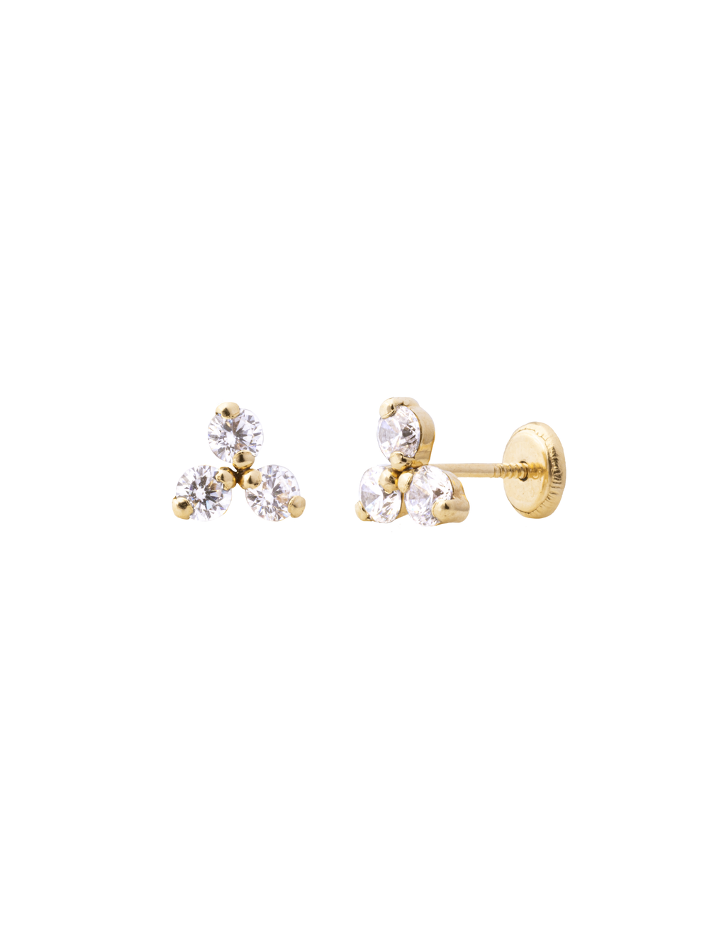 Broquel Zirconias Oro 14k