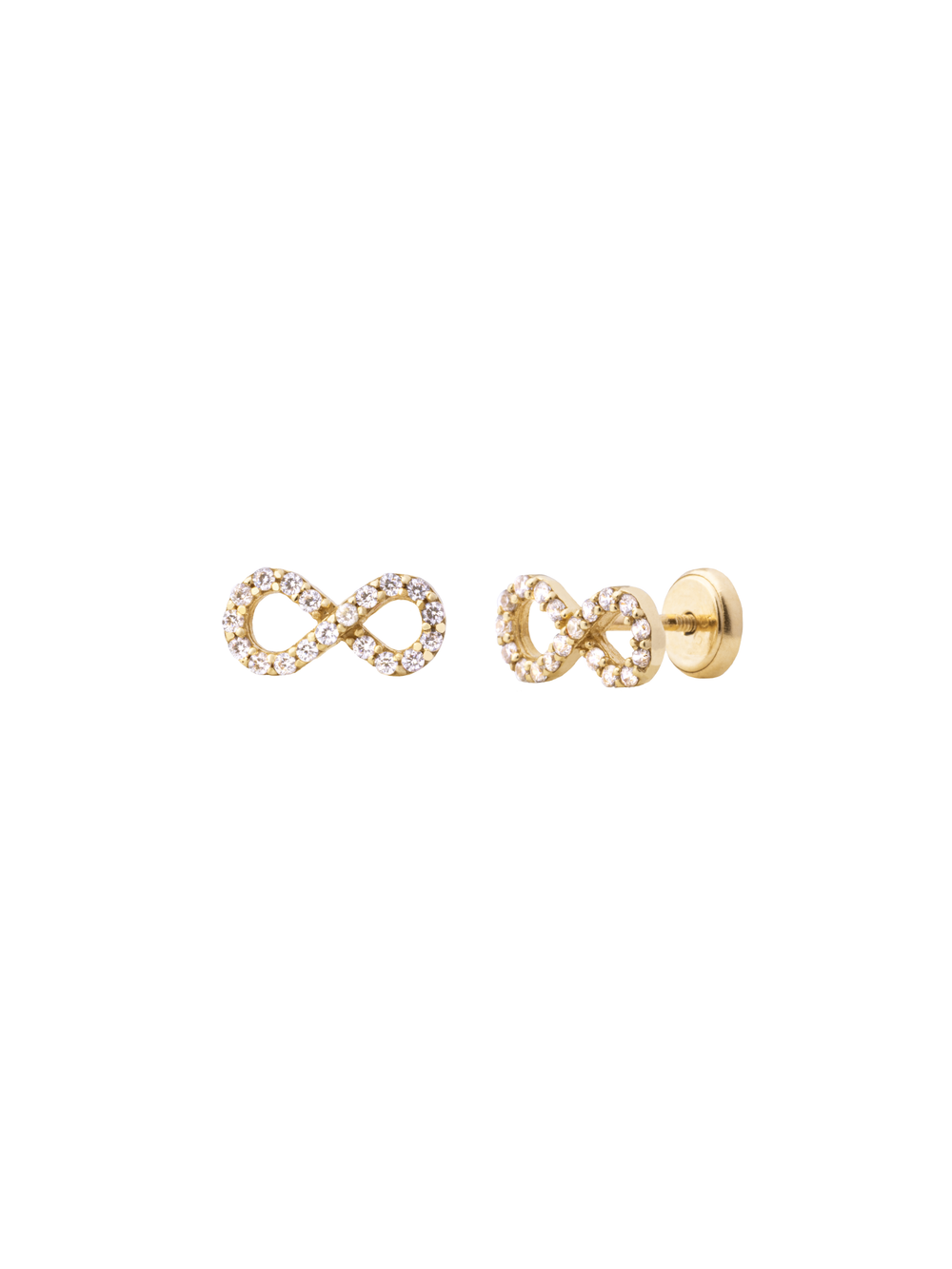Broquel Zirconias Oro 14k