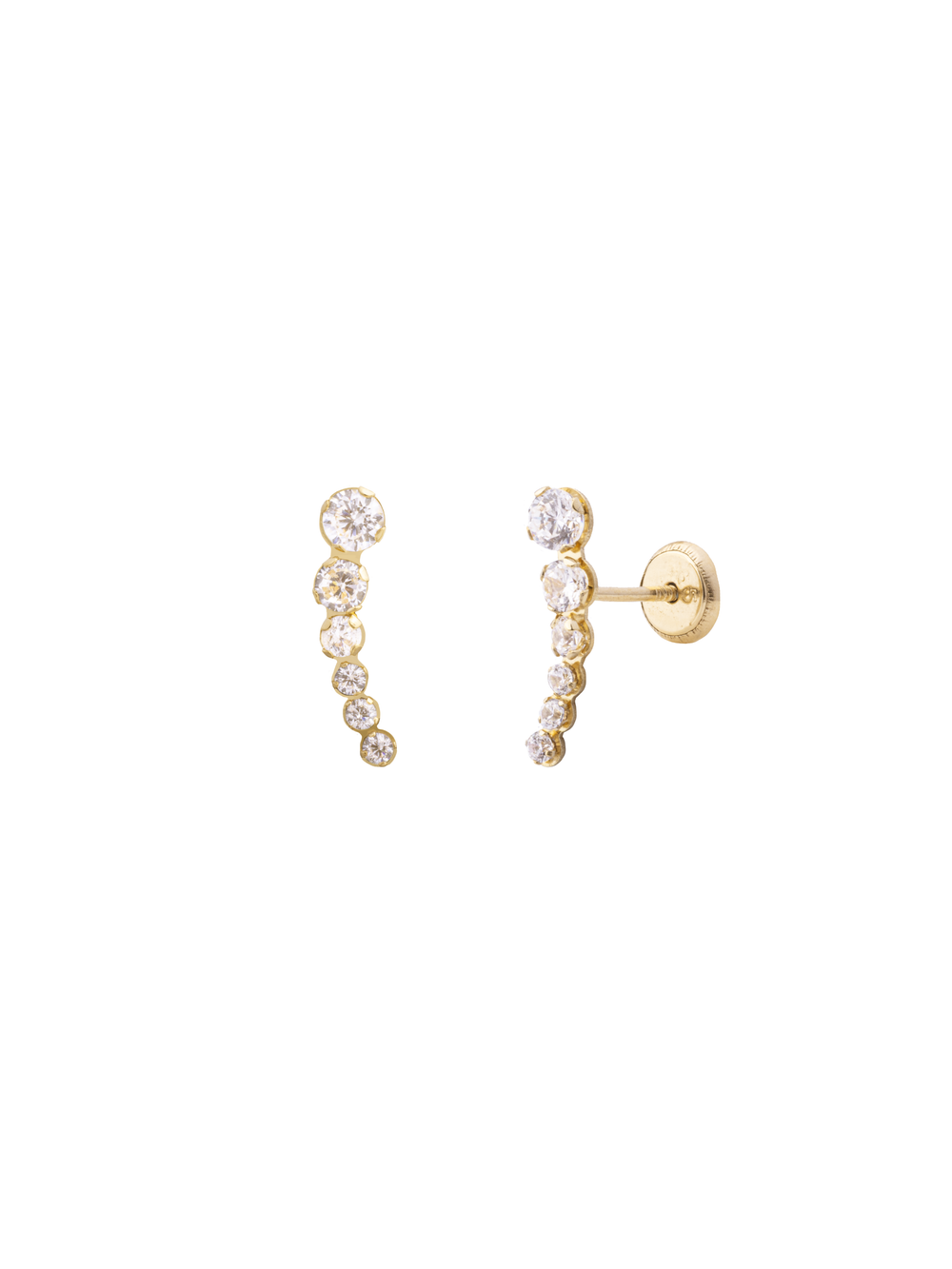 Broquel Zirconias Oro 14k