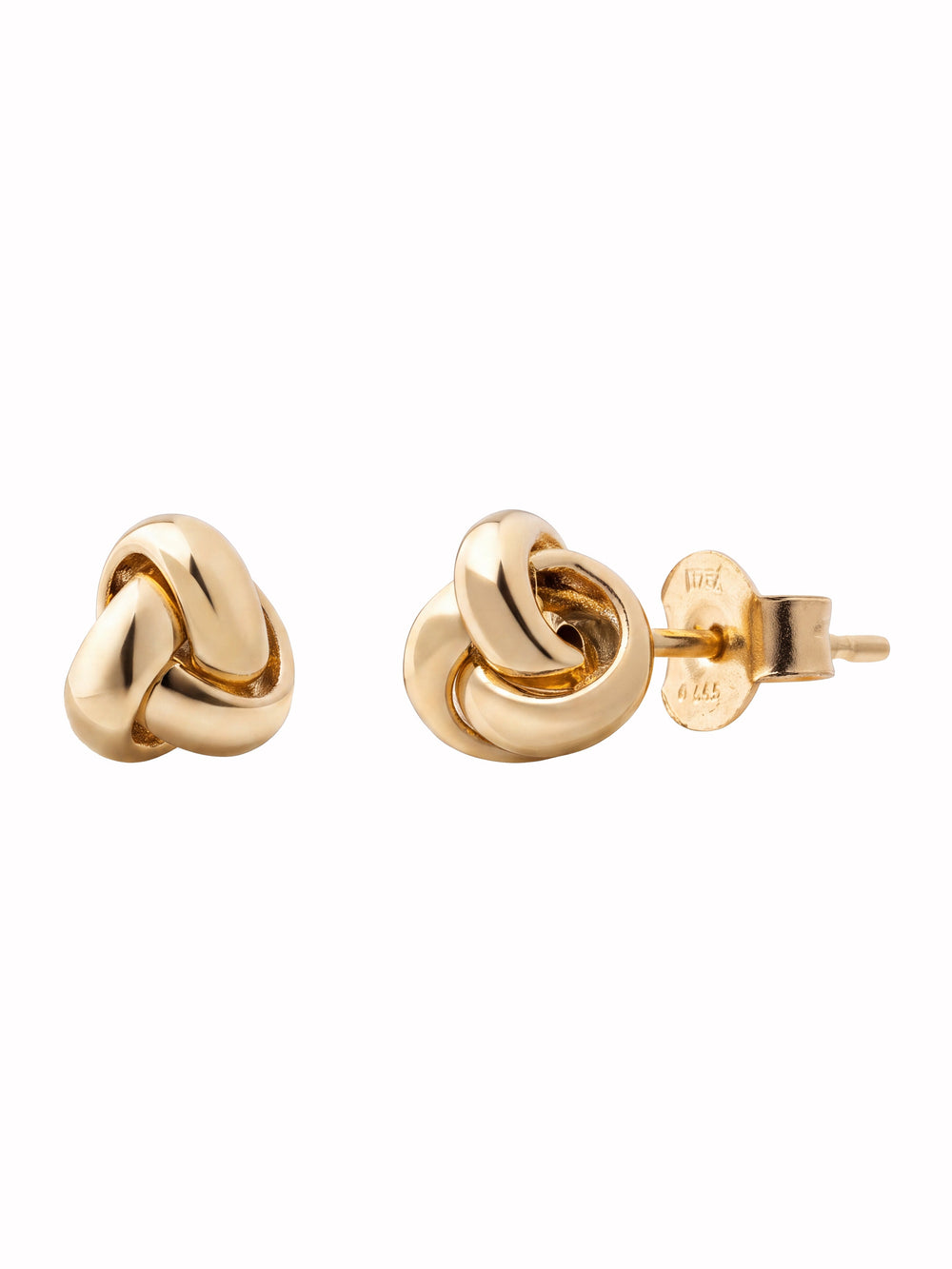 Par Arete Nudo Oro 14k