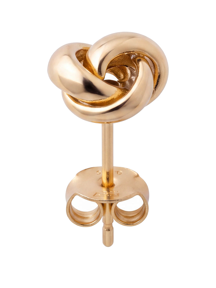 Par Arete Nudo Oro 14k