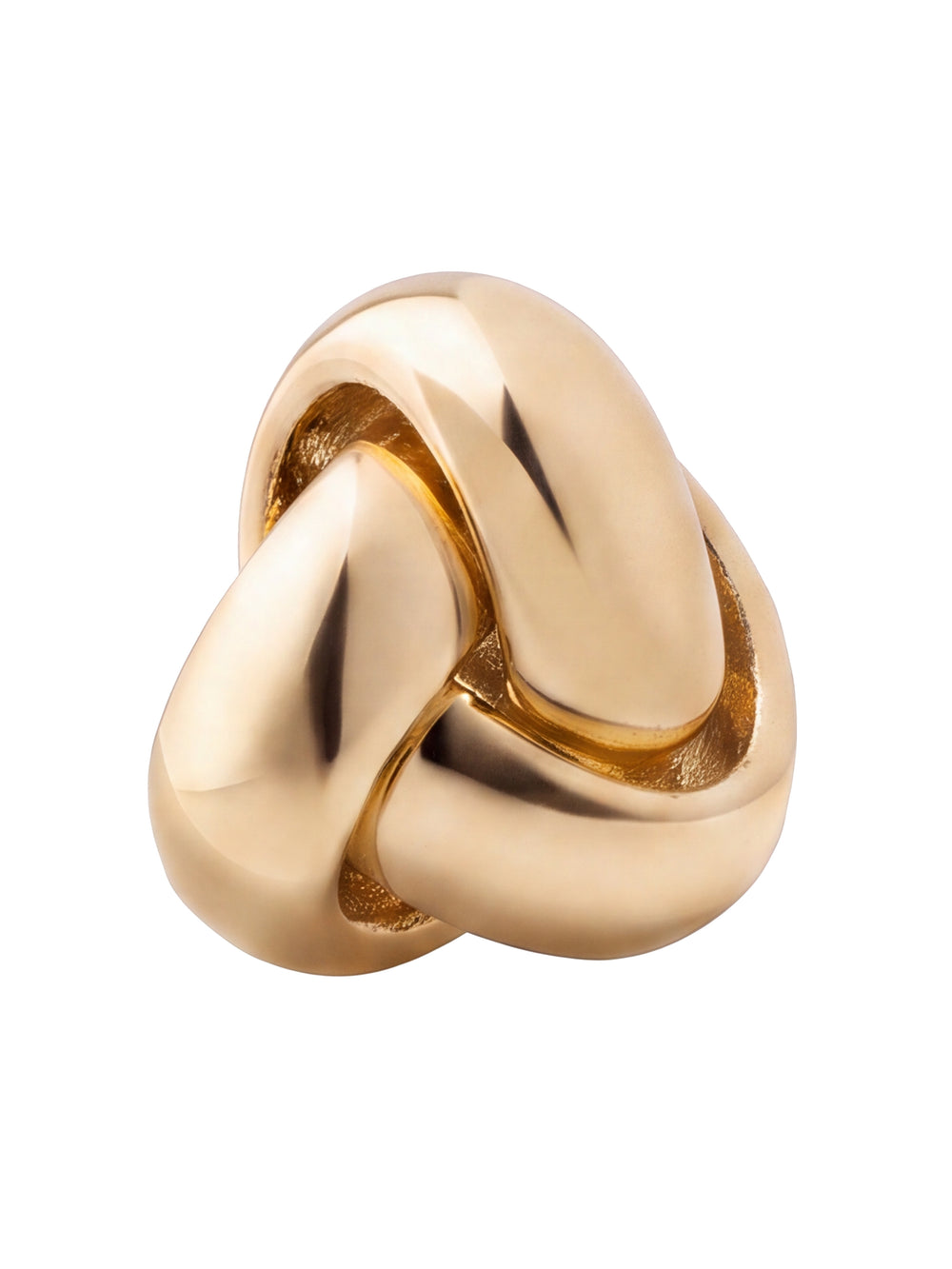 Par Arete Nudo Oro 14k