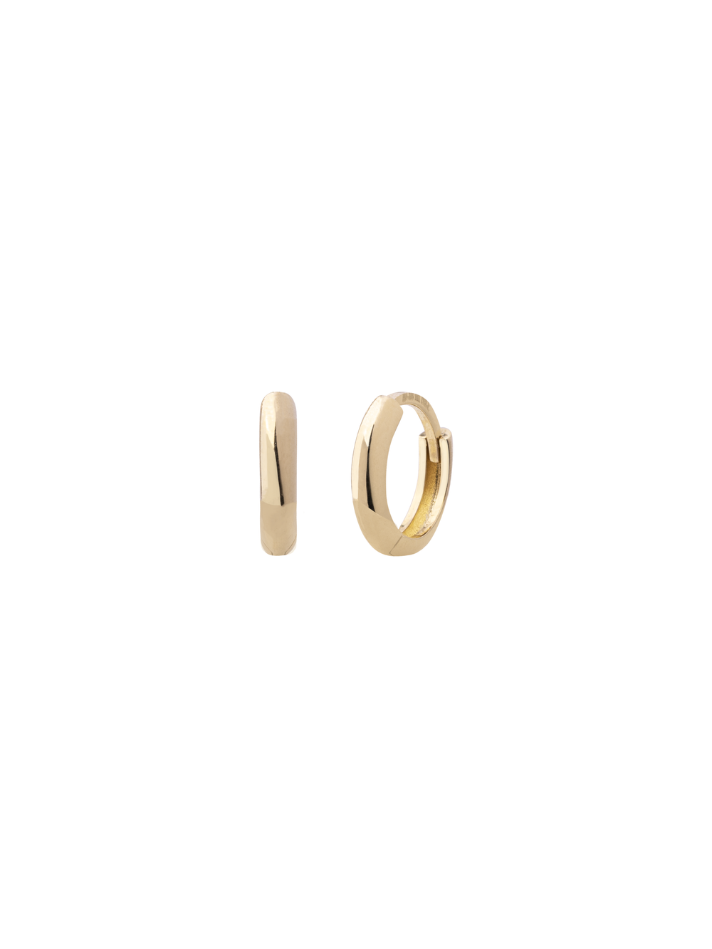 Arracada Lisa 9.8 mm Oro 10k