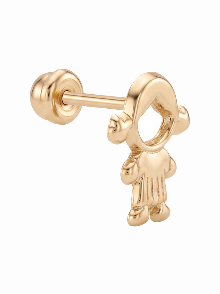 Broquel Niños Oro 10k