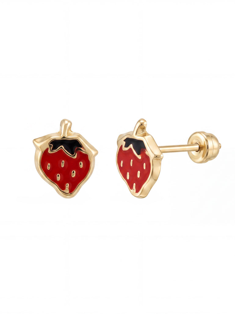 Broquel Fresa Oro 10k