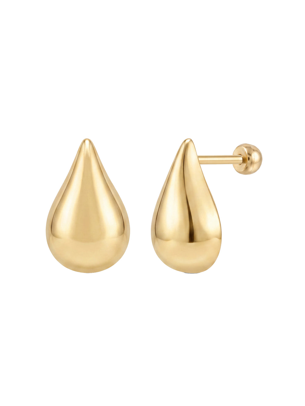Broquel Gota Lisa 9 mm Oro 10k