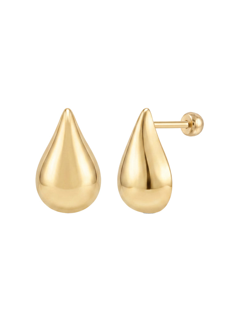 Broquel Gota Lisa 9 mm Oro 10k