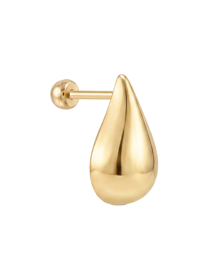 Broquel Gota Lisa 9 mm Oro 10k