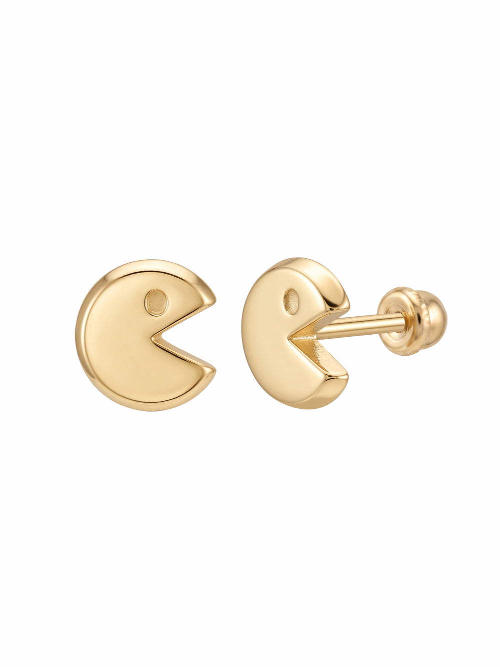 Broquel Pac Man Oro 10k
