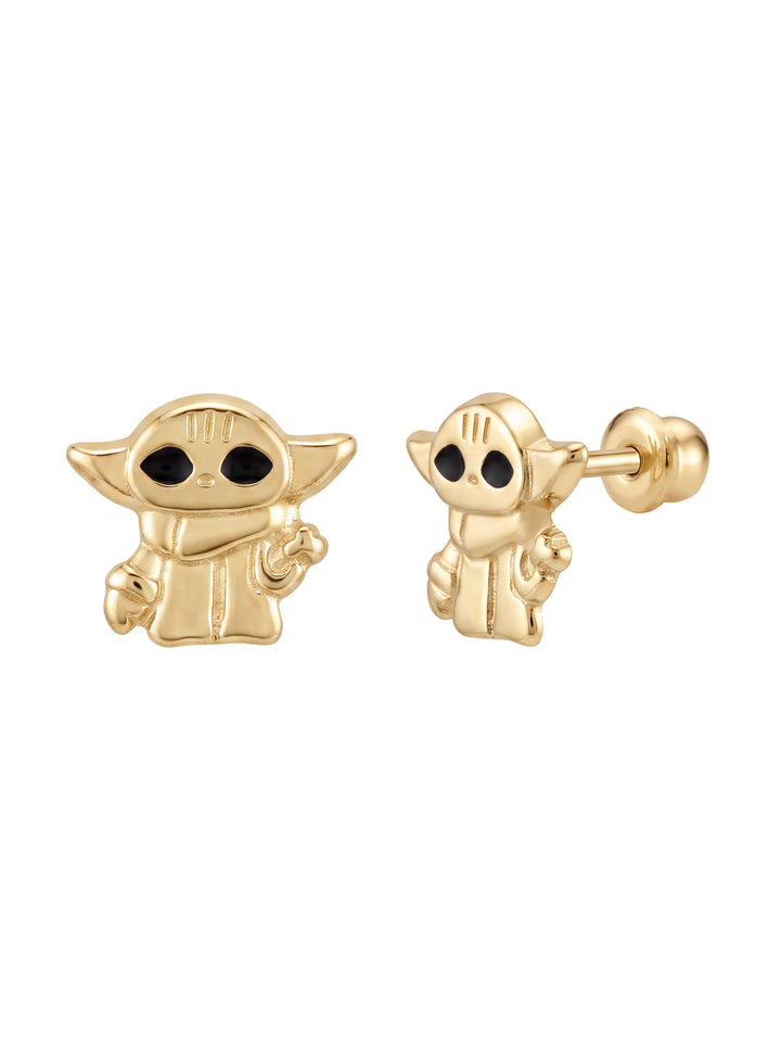 Broquel Baby Yoda Oro 10k