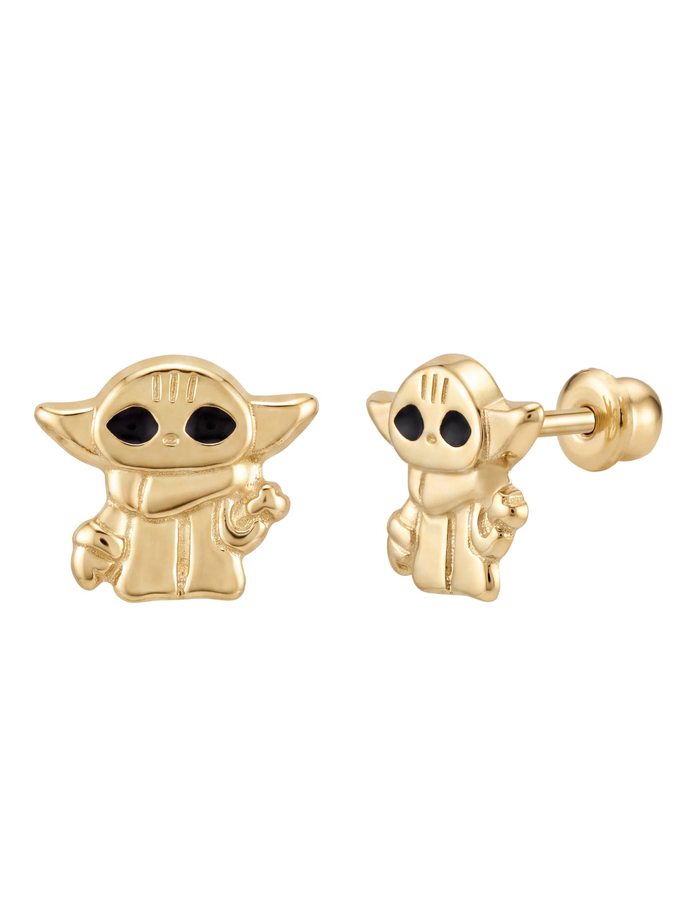 Broquel Baby Yoda Oro 10k