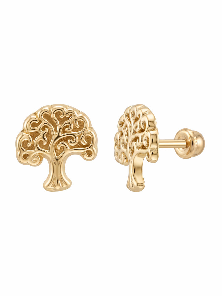 Broquel Arbol De La Vida Oro 10k