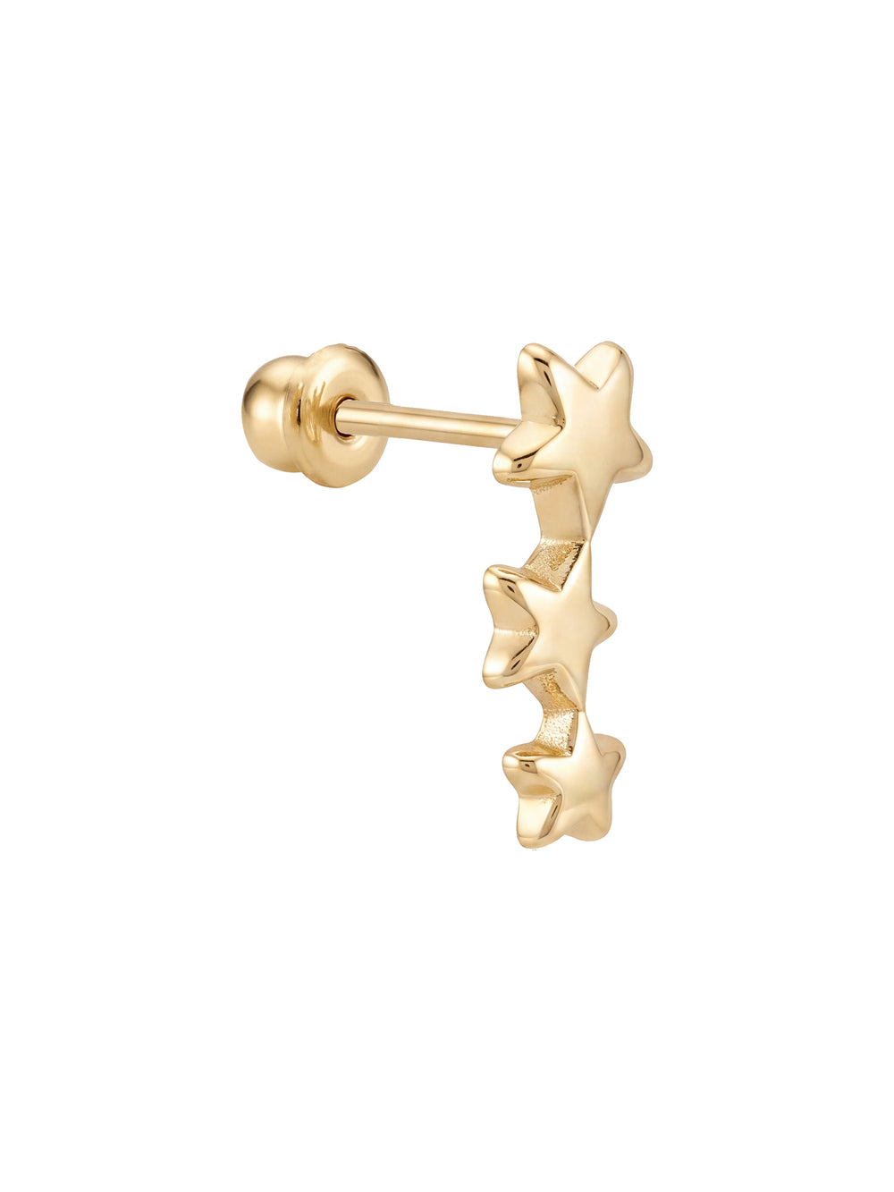 Broquel Triple Estrella Oro 10k