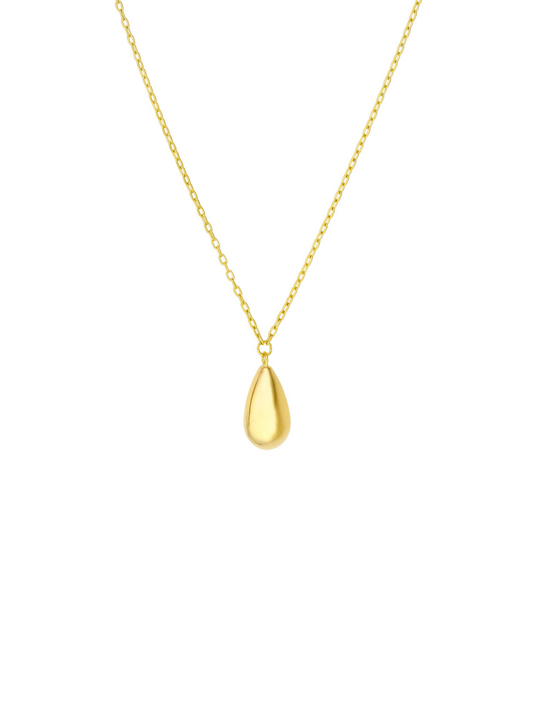 Collar Con Gota Oro 14k