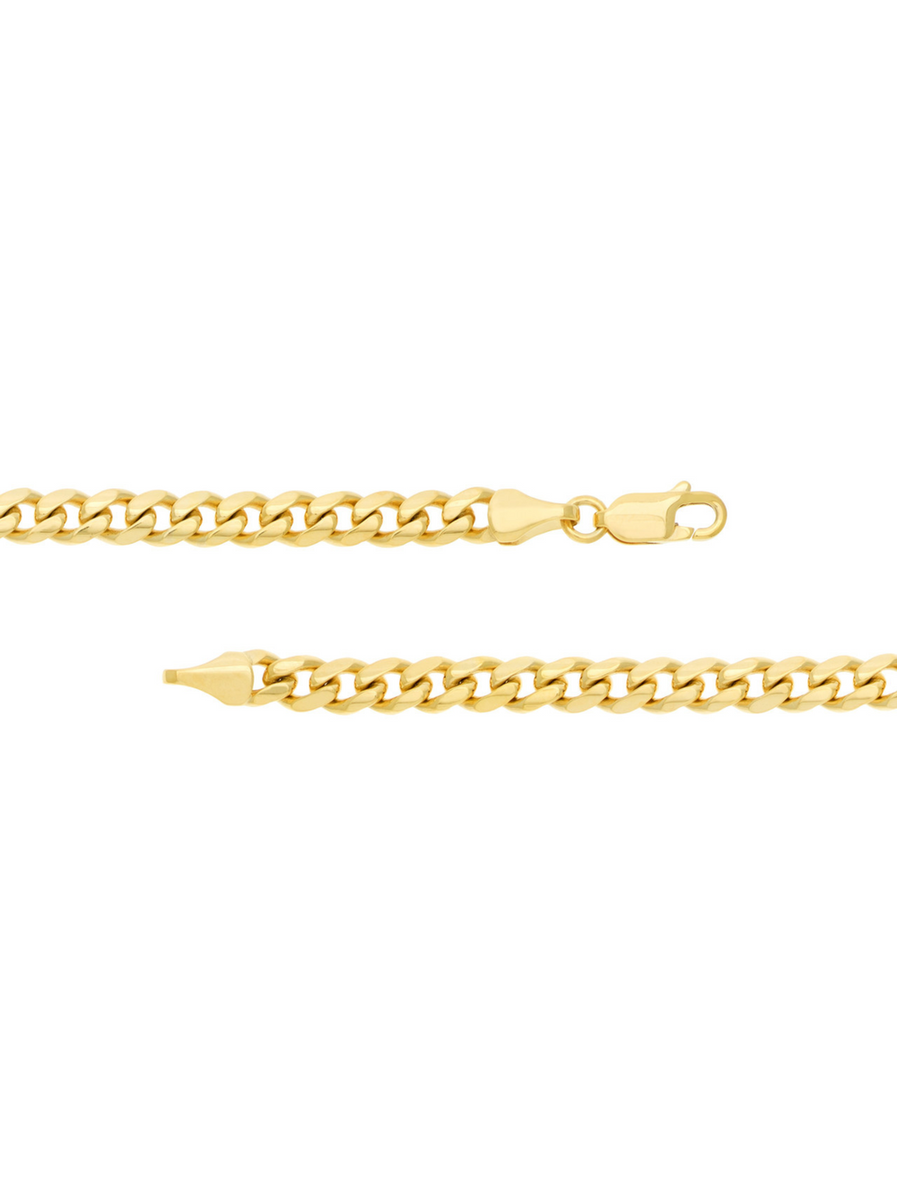Collar Eslabon 5 mm Oro 14k