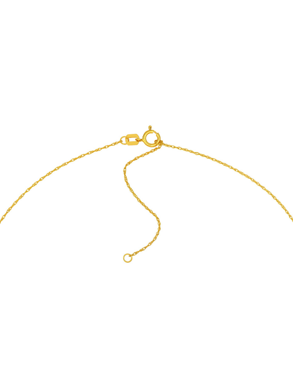 Collar Dije Cruz Redonda Oro 14k