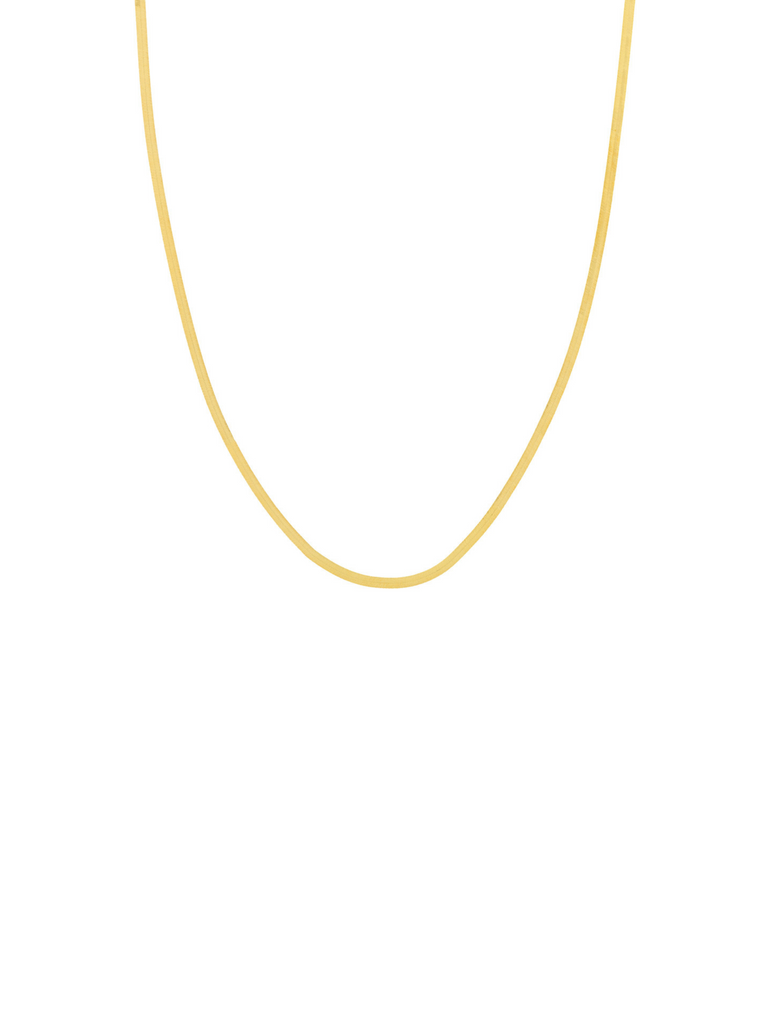 Collar Planchado 2.7 mm Oro 14k