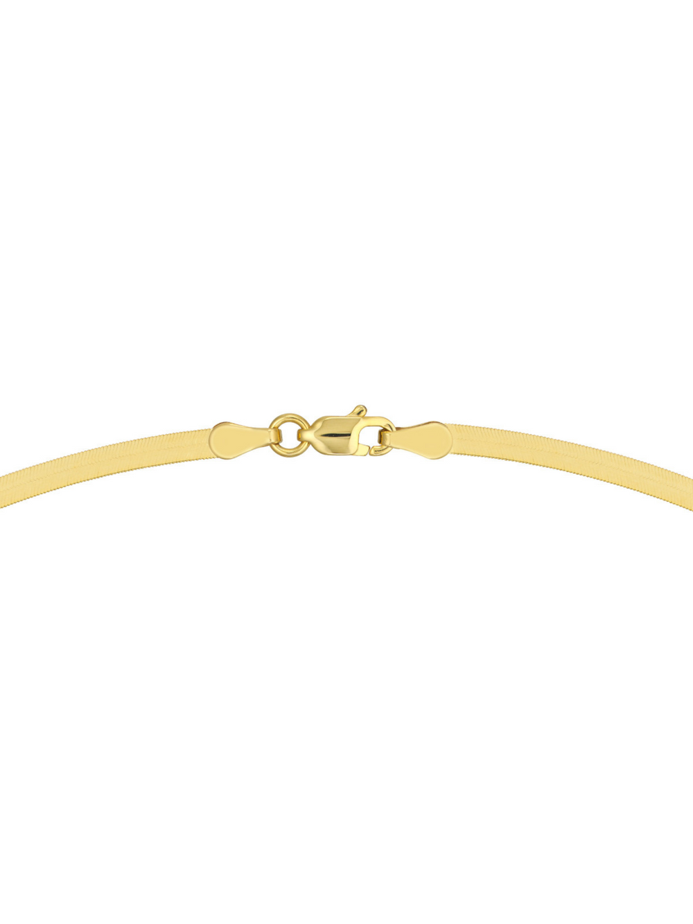 Collar Planchado 2.7 mm Oro 14k