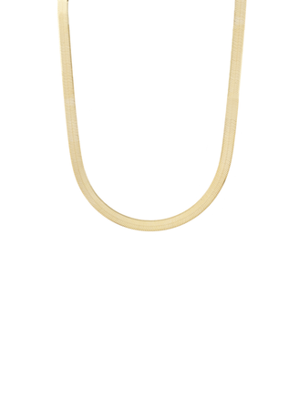 Cadena Planchada 4mm Oro 14k