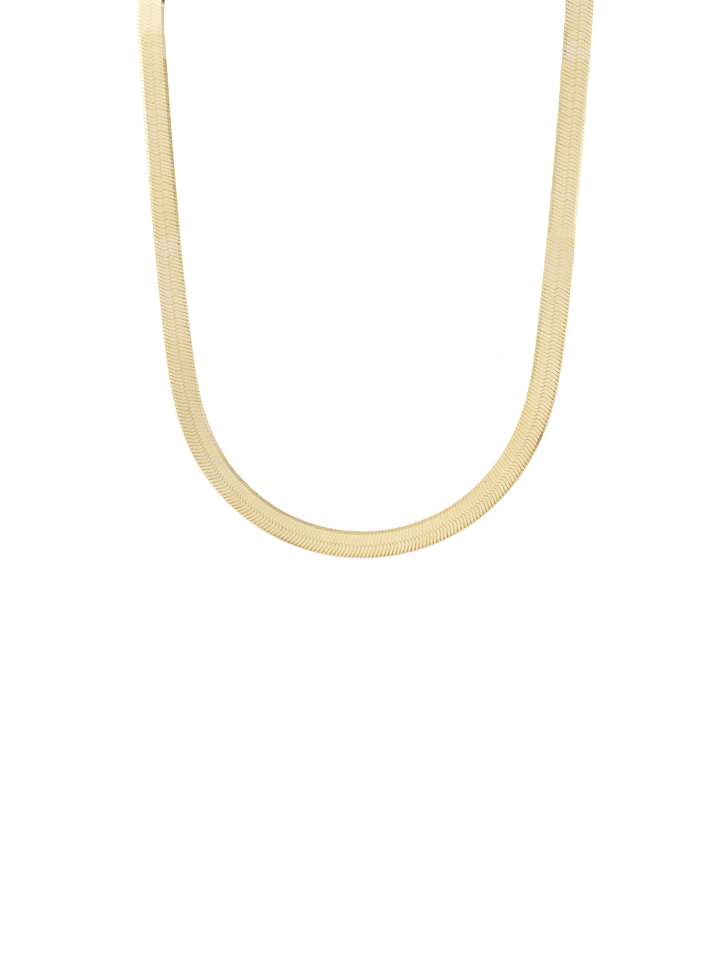 Cadena Planchada 4mm Oro 14k