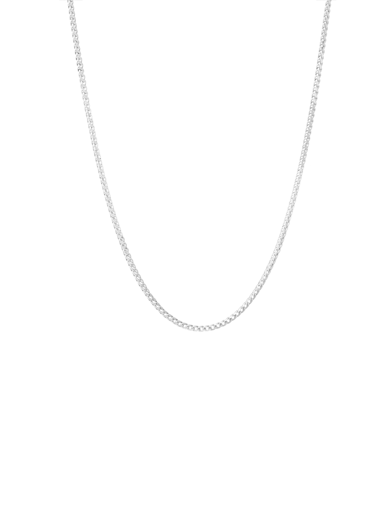 Cadena Delgada 1.2 mm Oro Blanco 14k