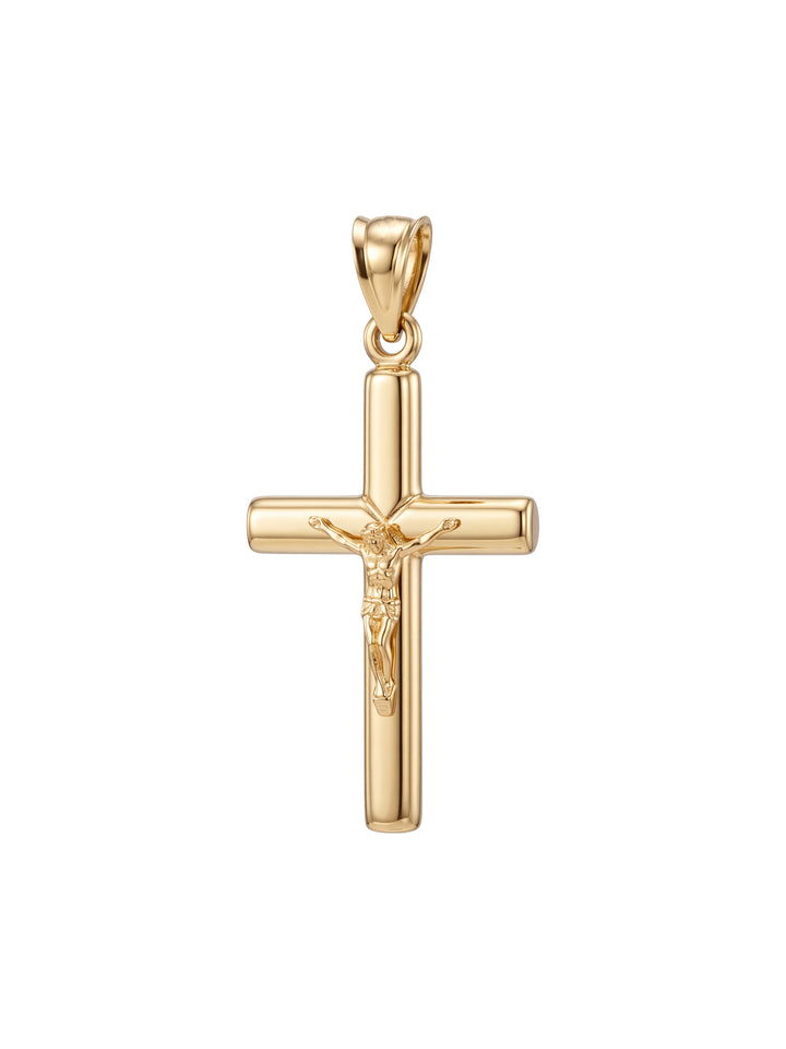 Dije Crucifijo 30 mm Oro 14k