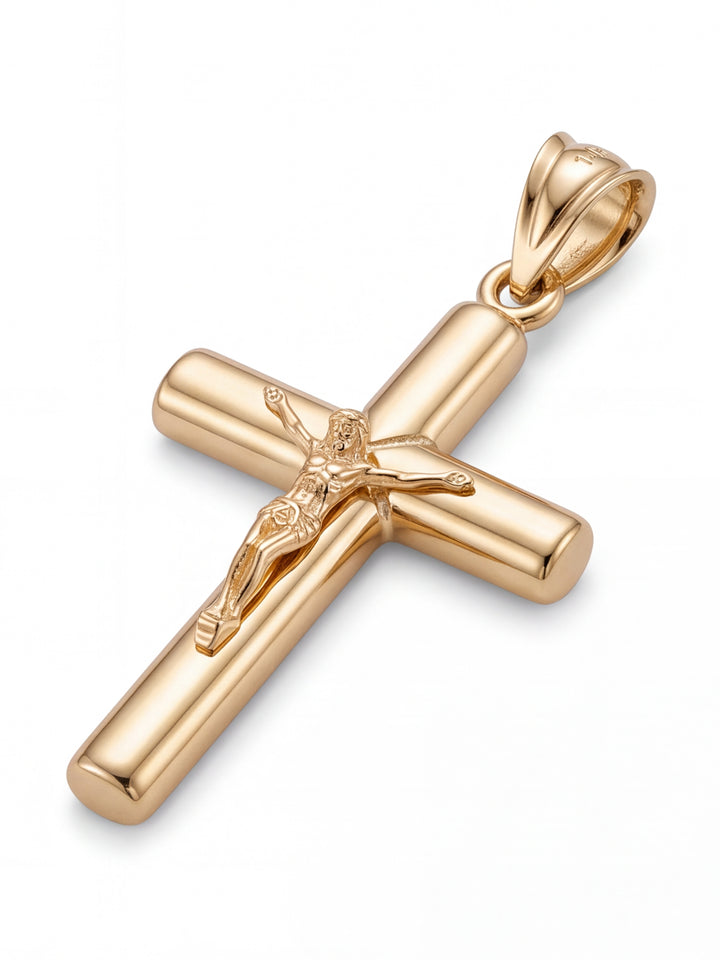 Dije Crucifijo 30 mm Oro 14k